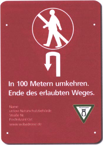 Schild Typ 4 Variante B